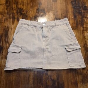 PacSun Light Tan Cargo Mini Skirt Size 29 Streetstyle Y2k